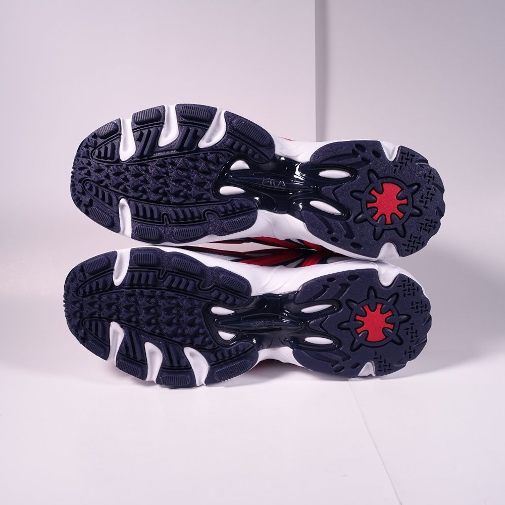 NEW FILA Creator Sneakers 1RM00725-125 White/Red/Navy - Picture 8 of 10